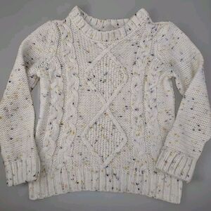 Oshkosh B’Gosh Girls’ Confetti Cable‎ Knit Pullover Sweater —Size 5T